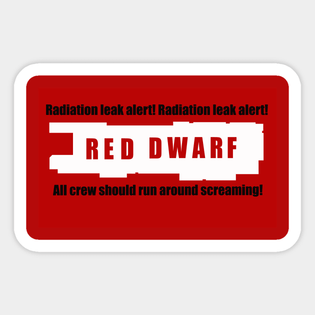 Red Dwarf Sticker by GrinningMonkey